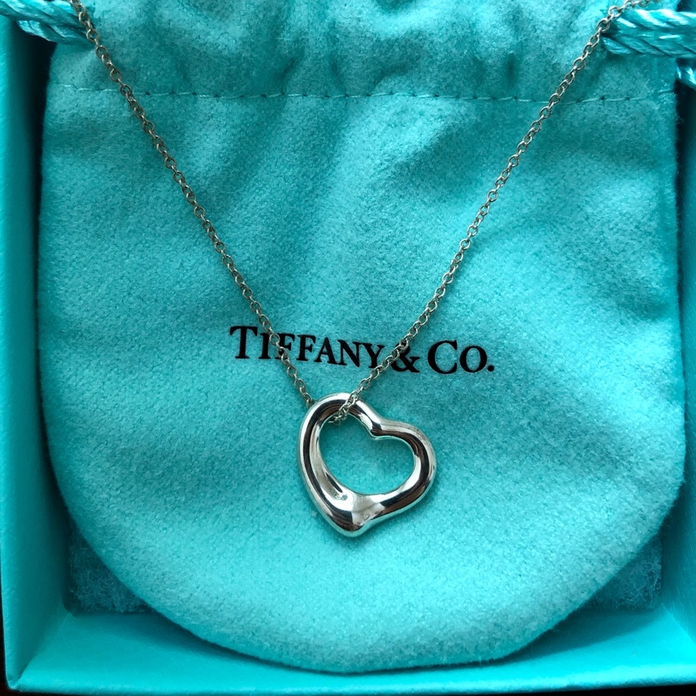 Tiffany & Co. Elsa Peretti Open Heart Necklace